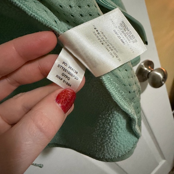 Patagonia Mint Green Fleece Full Zip Jacket - Picture 4 of 4